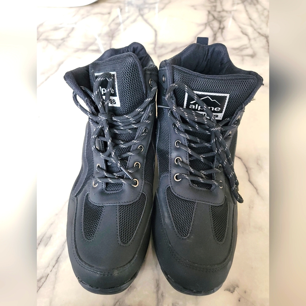 Alpine Swiss Brent Mens Leather Hiking Boot Size 11